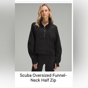 Lululemon - Scuba Funnel-Neck Half Zip Sweatshirt